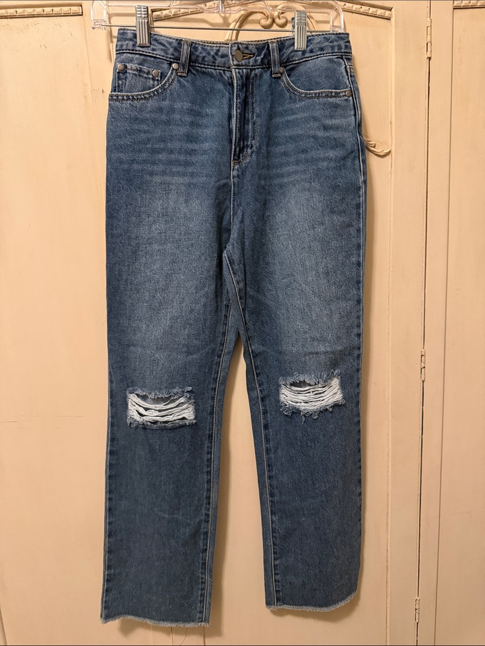 GB girls Relaxed Distressed Jeans in Blue